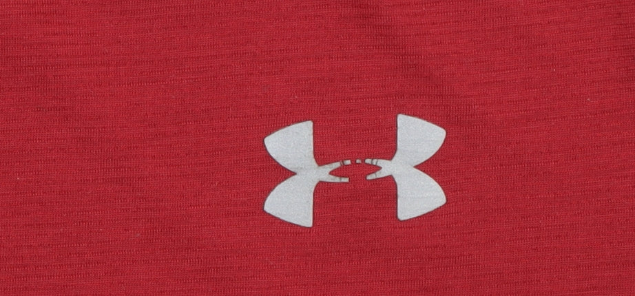Under Armour Men’s Red Short Sleeve Athletic T-Shirt Size S