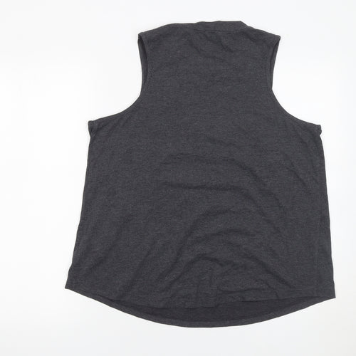 Marks and Spencer Women's Grey Sleeveless Tank Top Size 16 Activewear