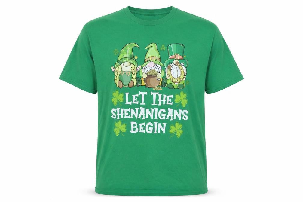 Port & Company Men's Green XL Funny Graphic Crew Neck T-Shirt