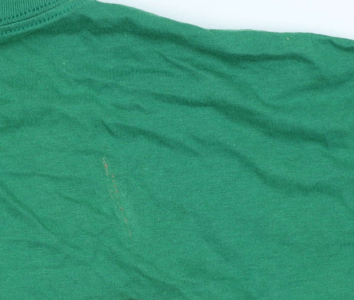 Port & Company Men's Green XL Funny Graphic Crew Neck T-Shirt