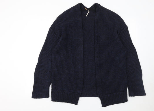 Soft Surroundings Women’s Navy Knit Cardigan Small Cotton Blend