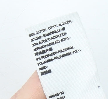 Soft Surroundings Women’s Navy Knit Cardigan Small Cotton Blend