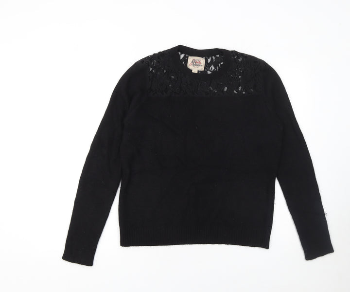 Arabella & Addison Women's Black Lace Knit Cardigan XL