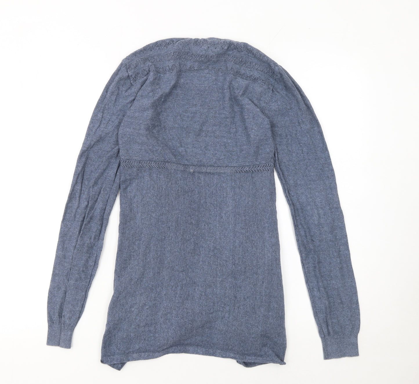 FatFace Women’s Blue Cotton Open Knit Cardigan Size 8
