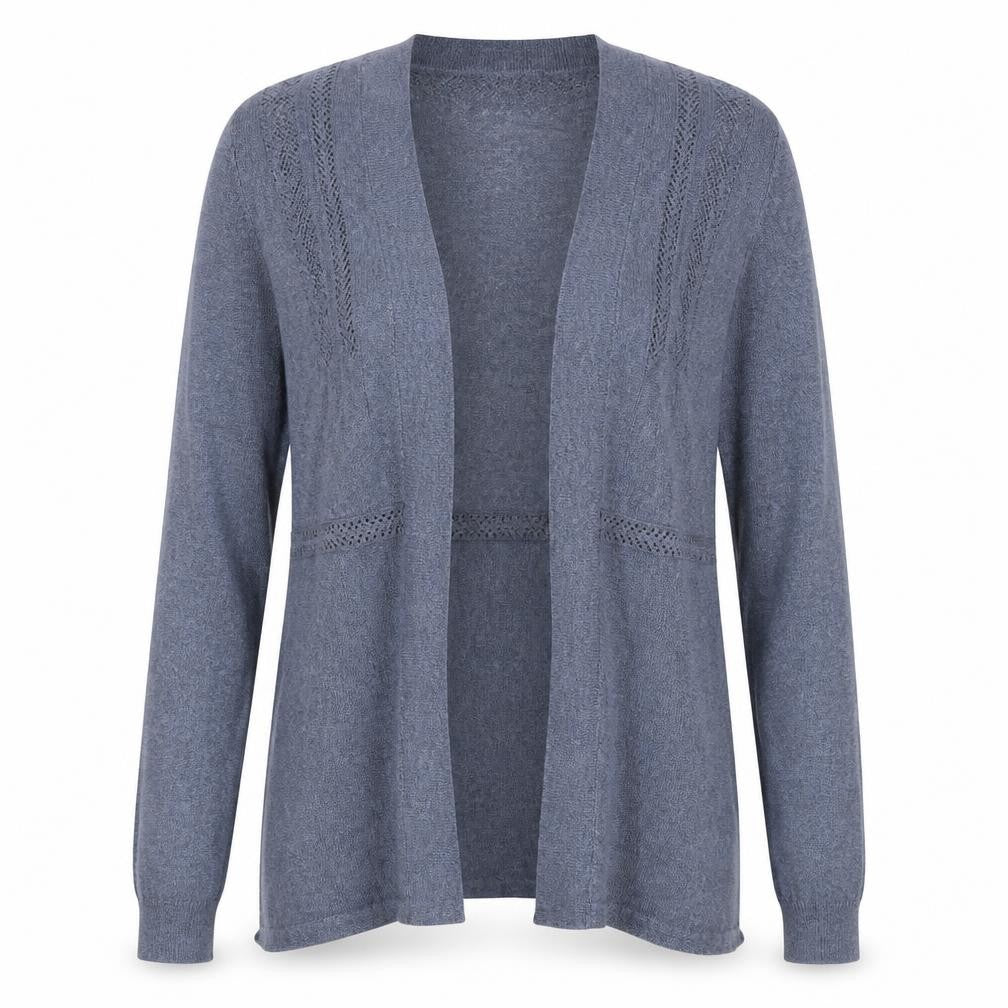 FatFace Women’s Blue Cotton Open Knit Cardigan Size 8