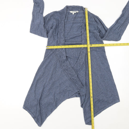FatFace Women’s Blue Cotton Open Knit Cardigan Size 8