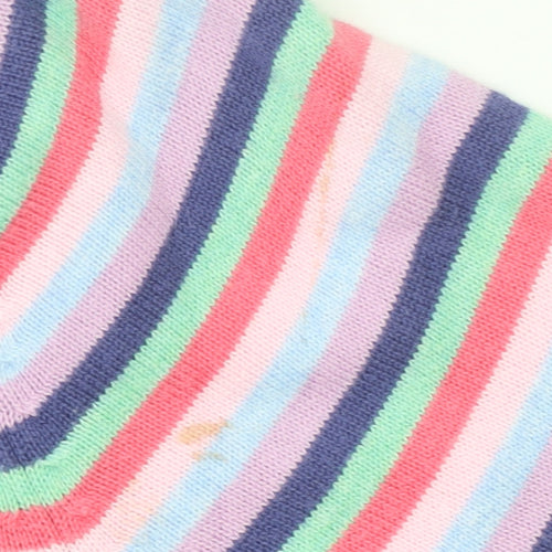 Tulchan Womens Multicoloured Cotton Striped Cardigan Size S
