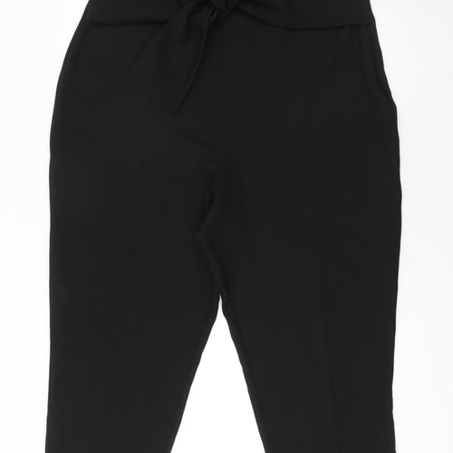 Next Women’s Black Strapless Bow Front Jumpsuit Size 18