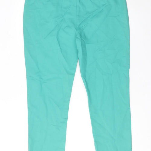 Paramour Women’s Green Size 18 Cotton Stretch Tapered Trousers