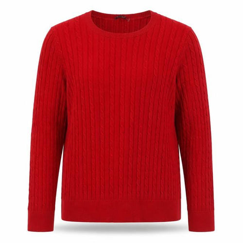 Talbots Women’s Red Cable-Knit Crew Neck Jumper 2XL Petite