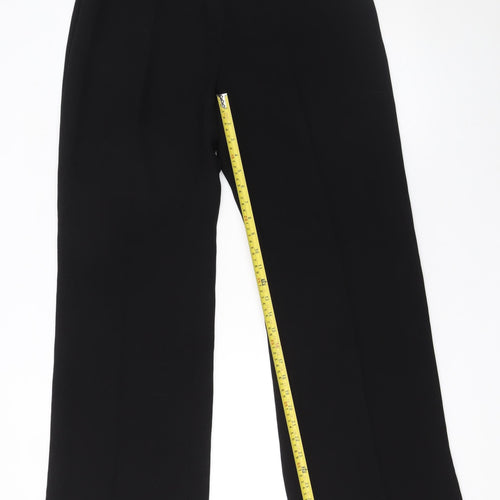 Wallis Women’s Black Size 12 Straight Leg Dress Pants