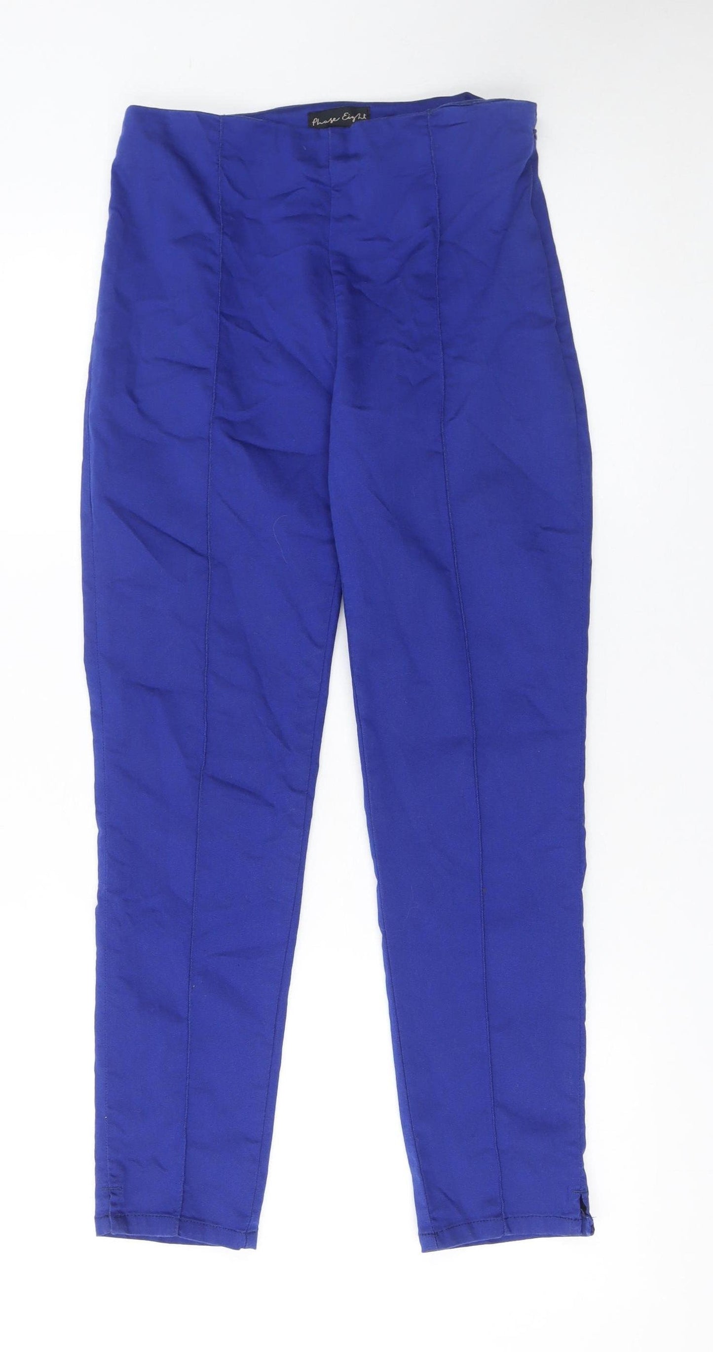 Phase Eight Women’s Blue Slim Fit Stretch Trousers UK 10