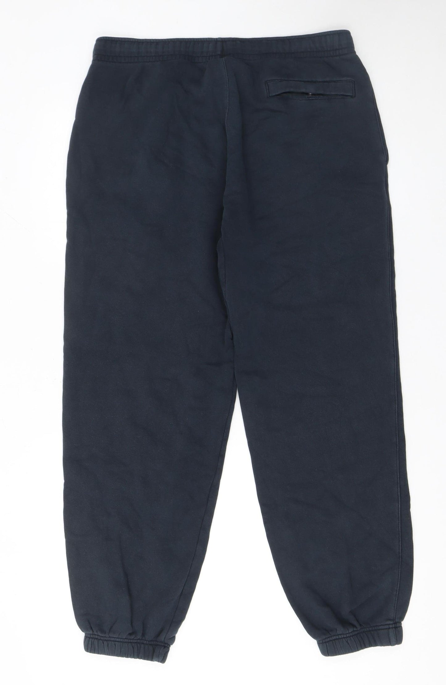 Nike Men's Blue Jogger Sweatpants L Cotton Blend Elastic Waist