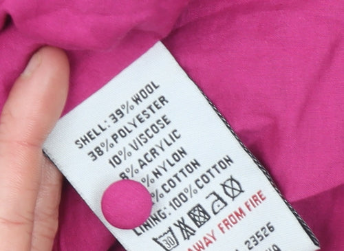 White Stuff Womens Brown Knee Length Floral Wool Blend A-Line Skirt Size 10