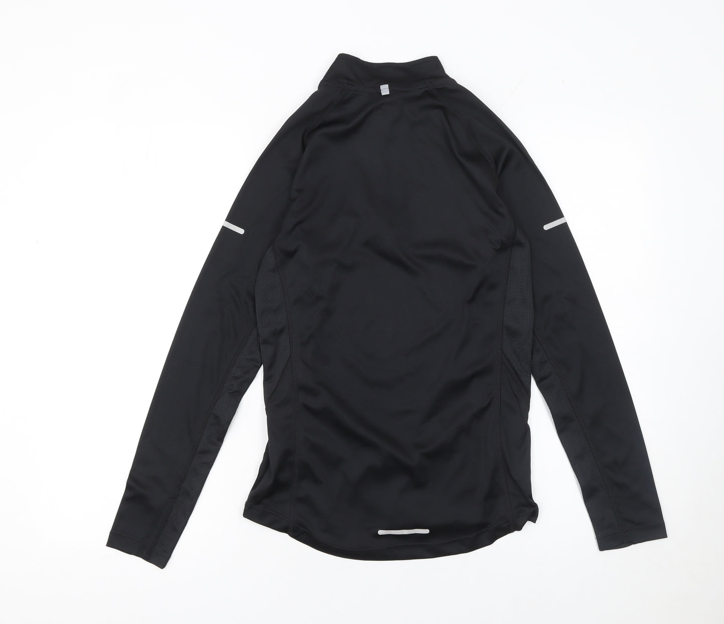 Karrimor Womens Black Size 10 Long Sleeve 1/4 Zip Running Top