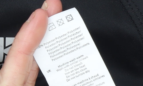 Karrimor Womens Black Size 10 Long Sleeve 1/4 Zip Running Top