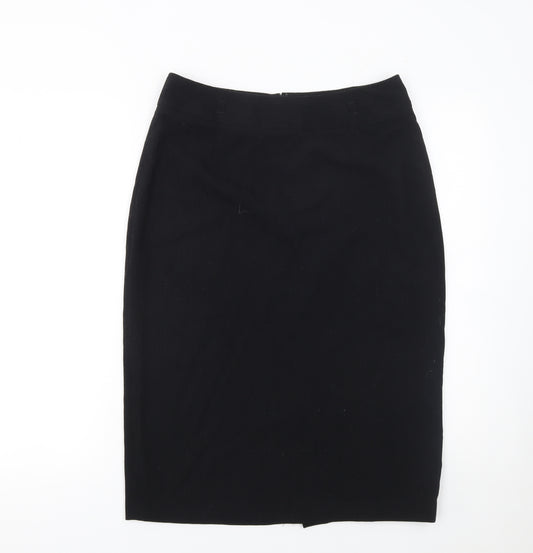 Next Women's Black Size 12 Pencil Skirt Workwear Formal Knee Length