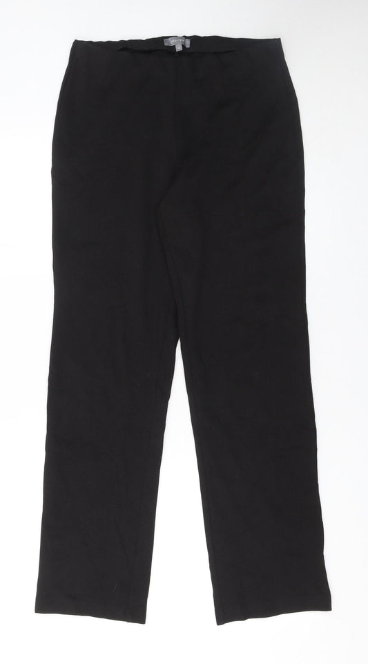 Principles Women’s Black Stretch Trousers Size 12 Regular Fit