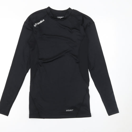 Sondico Men’s Black Long Sleeve Compression T-Shirt Size S