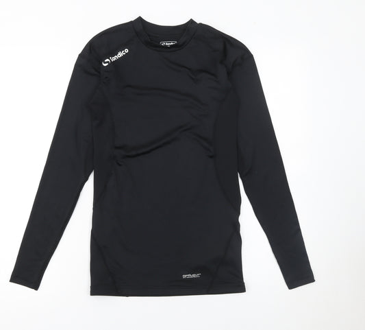 Sondico Men’s Black Long Sleeve Compression T-Shirt Size S