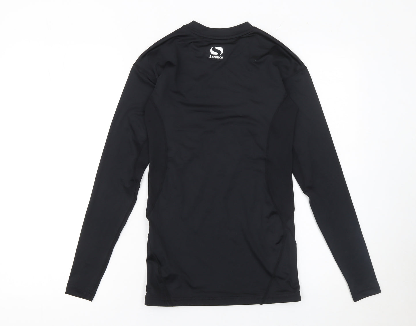 Sondico Men’s Black Long Sleeve Compression T-Shirt Size S
