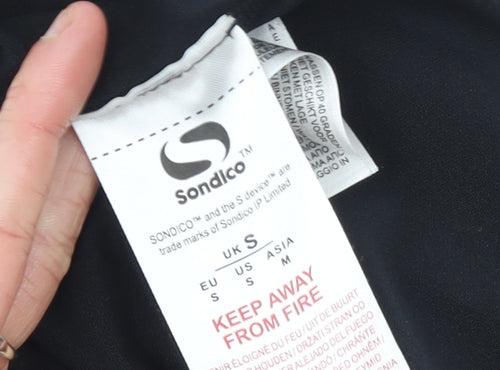 Sondico Men’s Black Long Sleeve Compression T-Shirt Size S