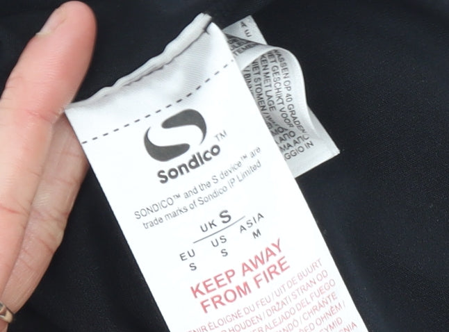 Sondico Men’s Black Long Sleeve Compression T-Shirt Size S