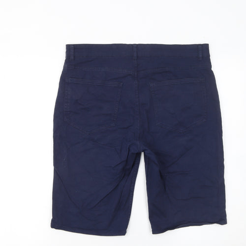 New Look Men's Blue Slim Fit Chino Shorts Size 34 Regular