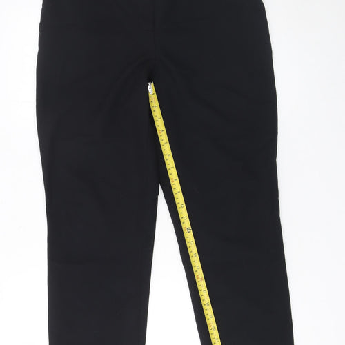 St Bernard for Dunnes Stores Women's Black Size 14 Straight Leg Stretch Trousers