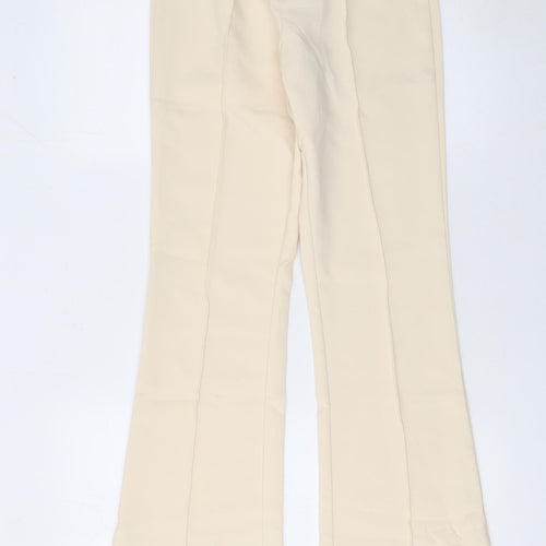 Boa Women’s Beige XS Flared High Waist Dress Trousers