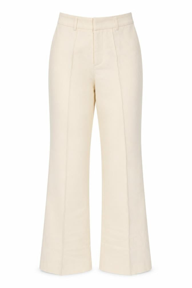 Boa Women’s Beige XS Flared High Waist Dress Trousers