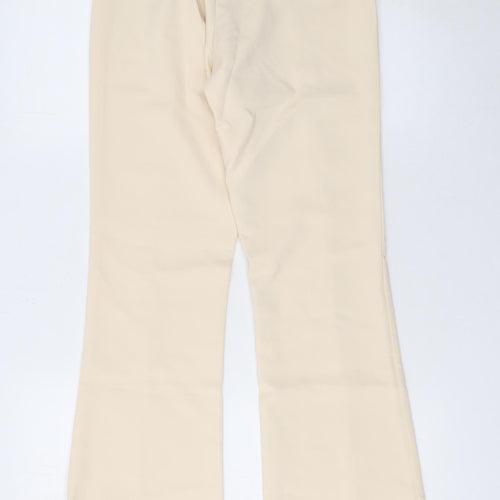 Boa Women’s Beige XS Flared High Waist Dress Trousers