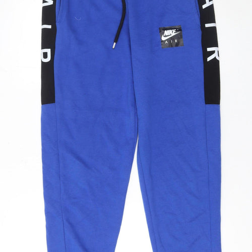 Nike Air Blue Jogger Sweatpants Men XL Cotton Casual Sportswear
