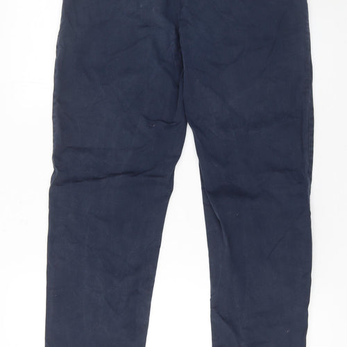 GAP Women’s Navy Blue Cotton Khakis Straight Trousers Size 6R