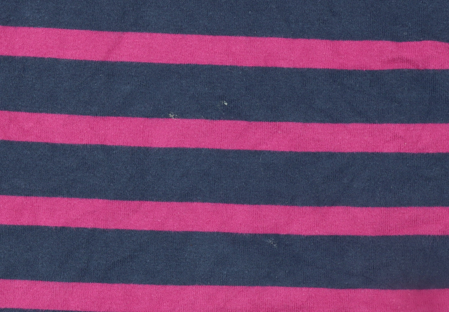 Joules Womens Navy Pink Striped Long Sleeve Cotton Top Size 10