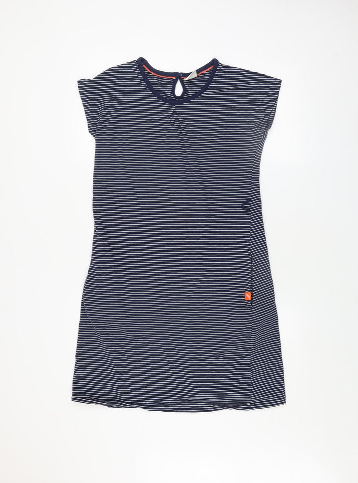 Trespass Women’s Blue Striped Size 10 T-Shirt Dress Lightweight