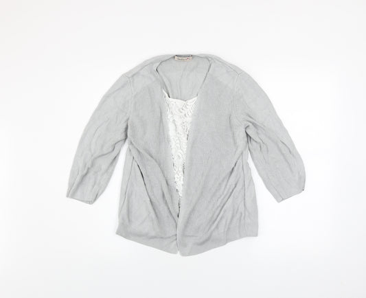 Marks and Spencer Women’s Grey Knit Open Cardigan UK 14