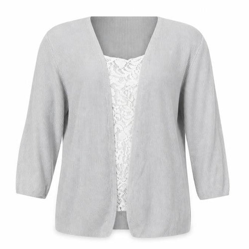 Marks and Spencer Women’s Grey Knit Open Cardigan UK 14