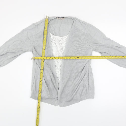 Marks and Spencer Women’s Grey Knit Open Cardigan UK 14