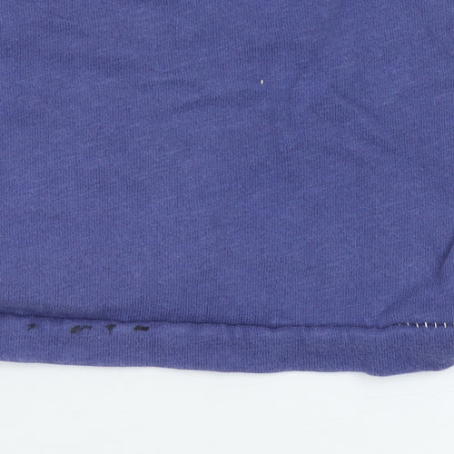 Eddie Stobart Men's Purple Cotton Graphic T-Shirt XL Short Sleeve