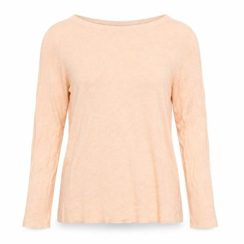 Marks and Spencer Women's Beige Cotton Blend Long Sleeve Jumper Size 12