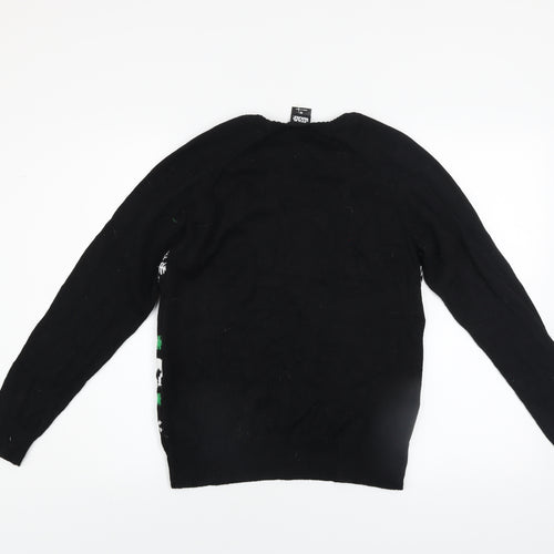 Star Wars Men’s Black M Christmas Jumper Darth Vader Knit Sweater