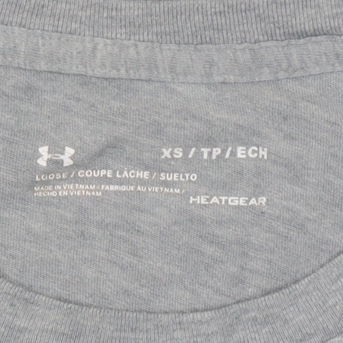 Under Armour Men’s Grey XS HeatGear Short Sleeve T-Shirt