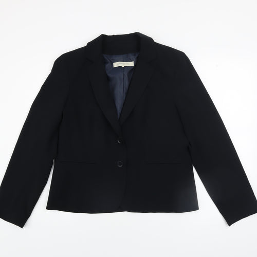 Gerard Darel Women's Black Regular Fit Blazer Jacket Size 16