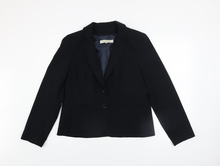 Gerard Darel Women's Black Regular Fit Blazer Jacket Size 16