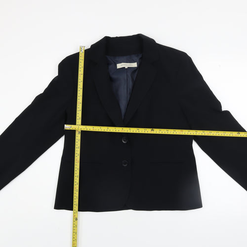 Gerard Darel Women's Black Regular Fit Blazer Jacket Size 16