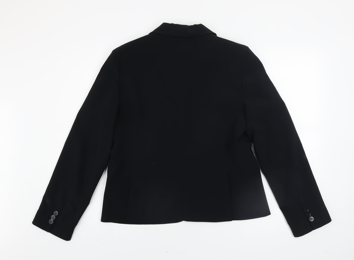 Gerard Darel Women's Black Regular Fit Blazer Jacket Size 16