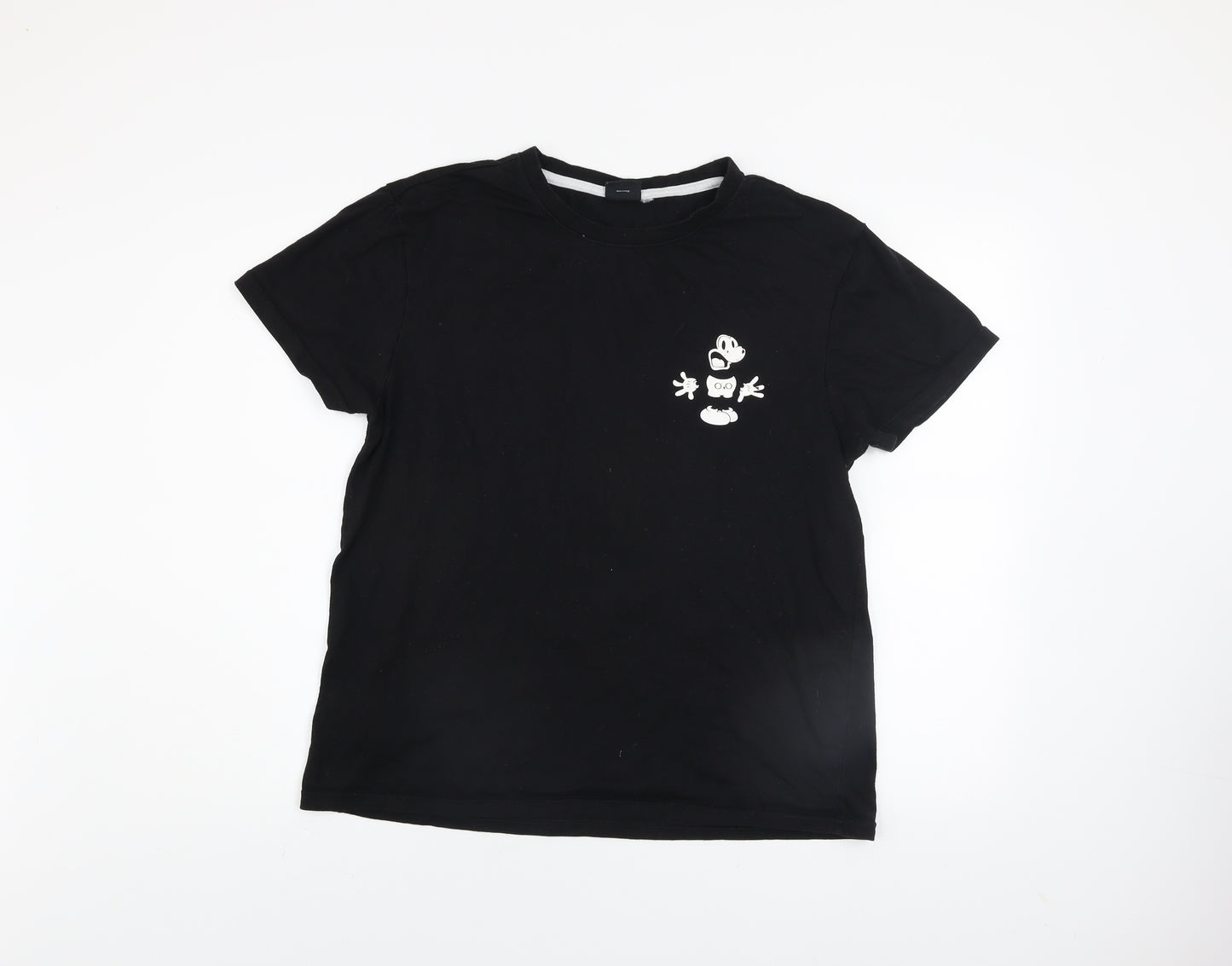 Disney Men’s Black Mickey Mouse Graphic T-Shirt XL