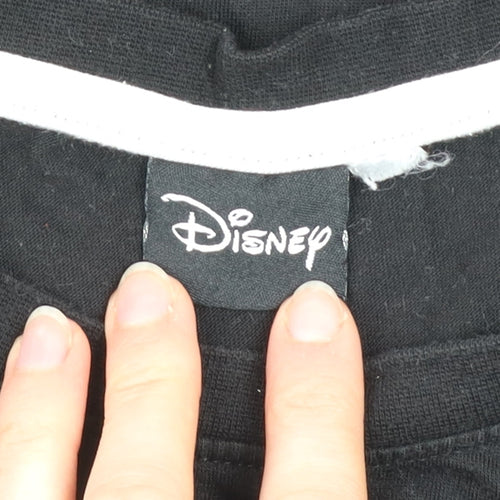 Disney Men’s Black Mickey Mouse Graphic T-Shirt XL