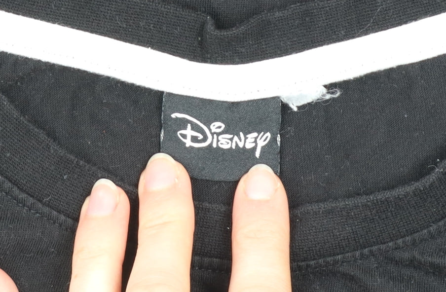 Disney Men’s Black Mickey Mouse Graphic T-Shirt XL